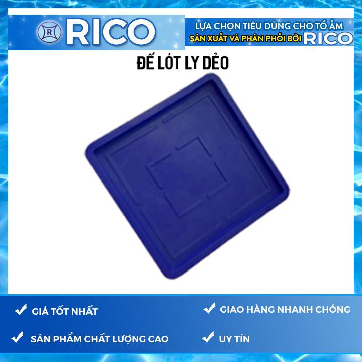Bộ 10 miếng đế lót ly vuông Rico