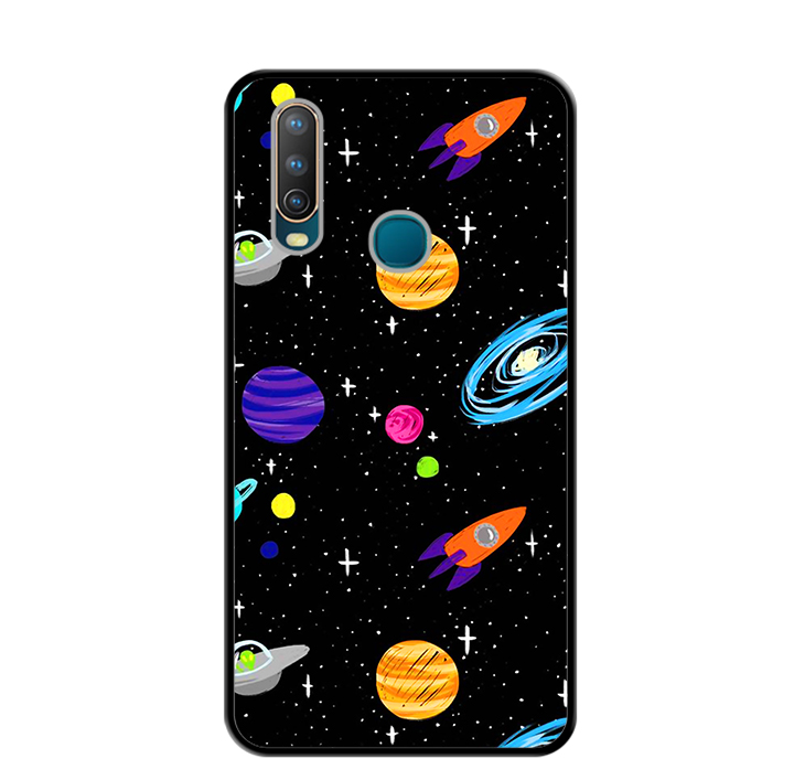 Ốp lưng điện thoại Vivo U10 - viền TPU Dẻo - 02139 0063 SPACE04