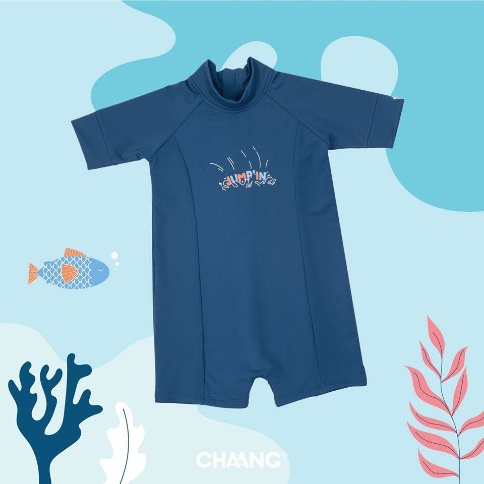 Bộ bơi liền Chaang xanh