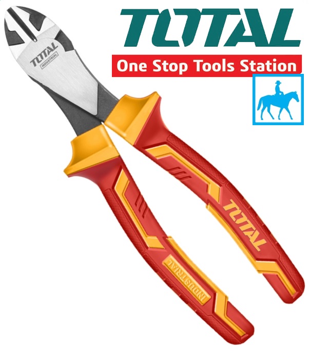 Kềm kìm cắt trợ lực cách điện 1000v 7inch 180mm crv heavy duty total thtip2571