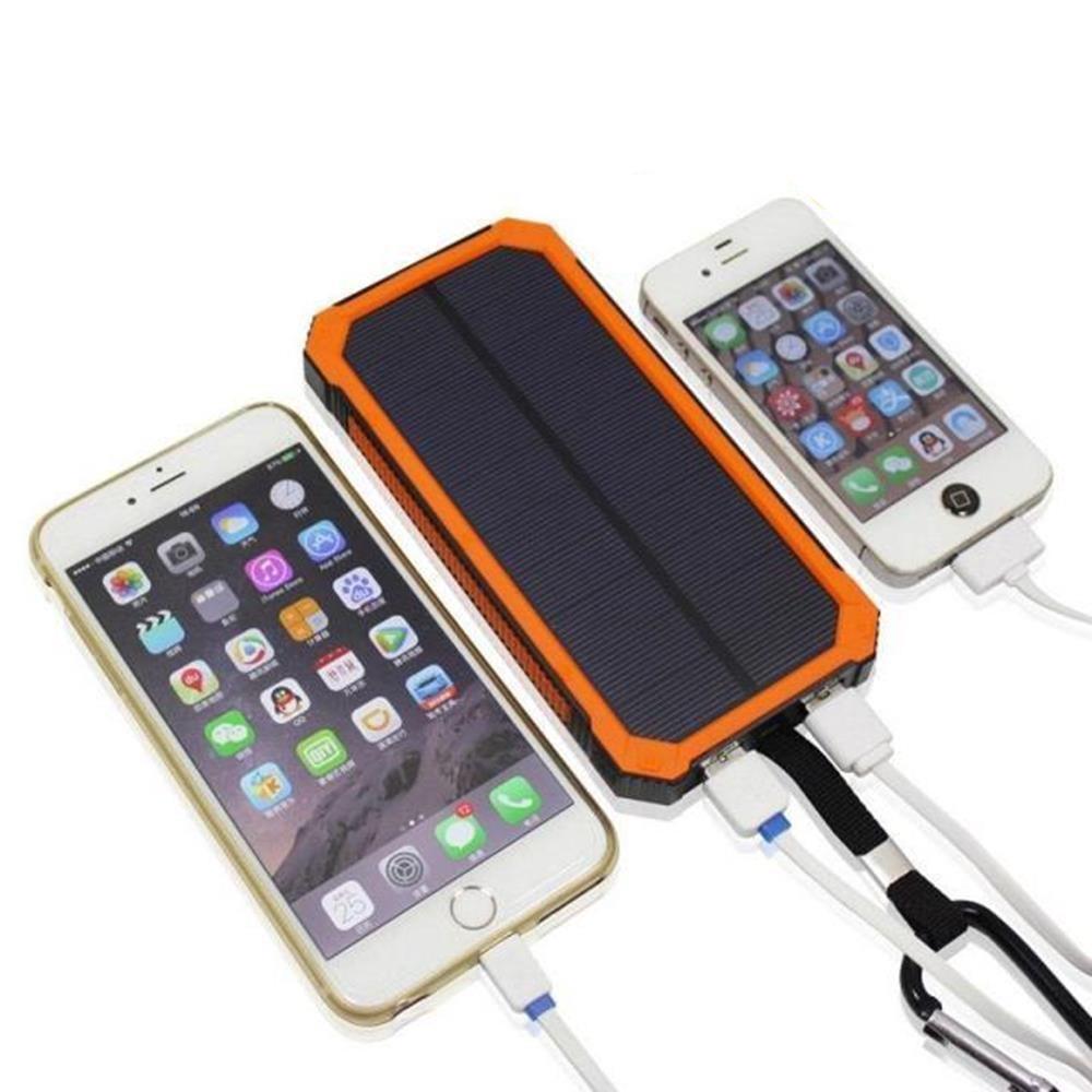 Sạc dự phòng năng lượng mặt trời , Sạc dự phòng năng lượng mặt trời Solar Change, Pin sạc dự phòng năng lượng mặt trời, tích hợp 2 ổ cắm USB. Dung lượng 20000 mAH. Sạc sự phòng công nghệ năng lượng mặt trời