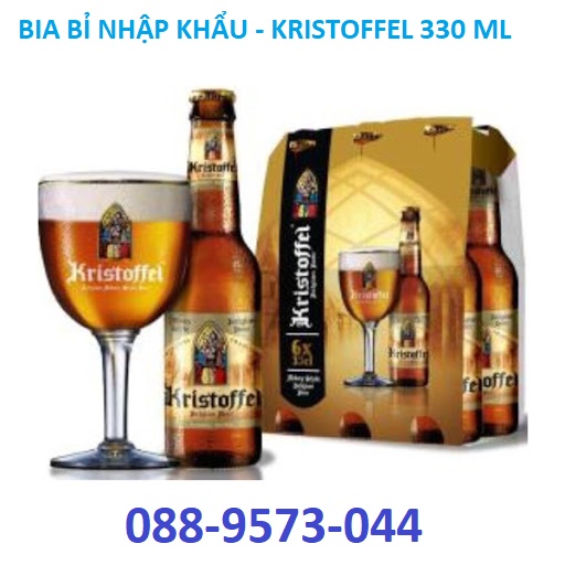 6 CHAI - Bia Bỉ nhập khẩu - Kristoffel 5% Chai 330ml