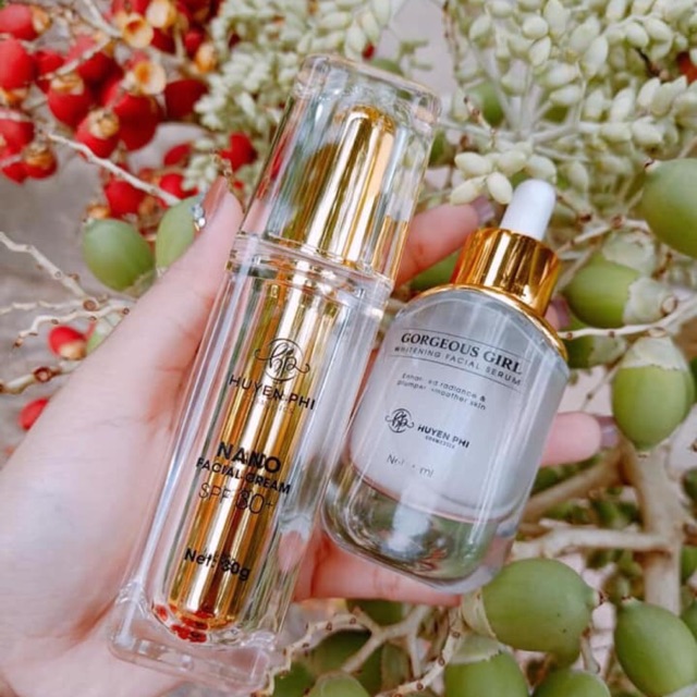 Combo kem face nano và serum sâm tố nữ huyền phi n14 spa huyền phi, cặp đôi hoàn hảo chăm sóc da căng mướt mịn màng cam kết hàng chính hãng