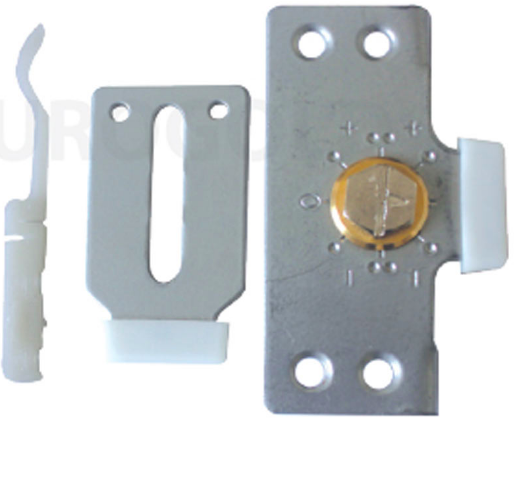 Phụ kiện ray trượt cửa lùa tủ áo (Cây 2m)