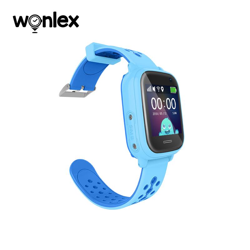 Đồng hồ định vị trẻ em wonlex kt04 model 2019 công nghệ định vị 4 tầng, ip67 camera