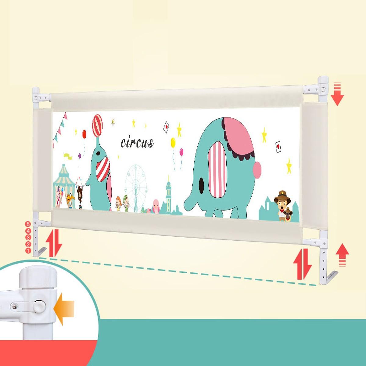 Thanh chặn giường Baby Gift an toàn cho bé, giá 01 thanh 1m5