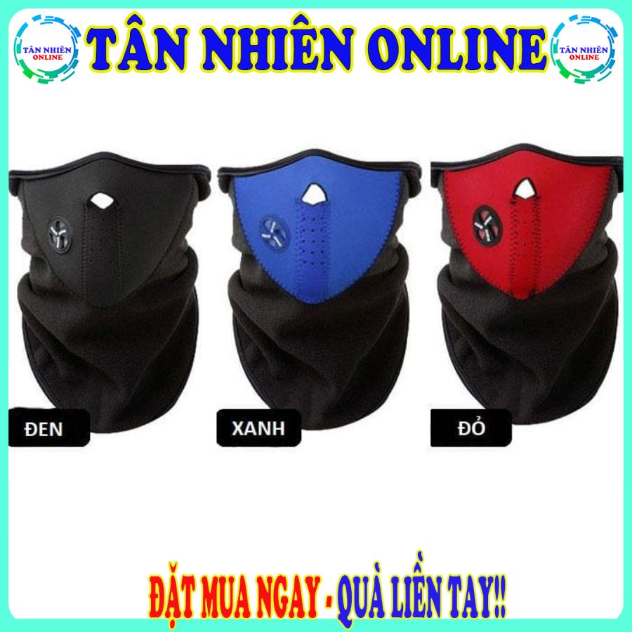 Khẩu trang đi phượt nửa mặt tiện dụng siêu ngầu
