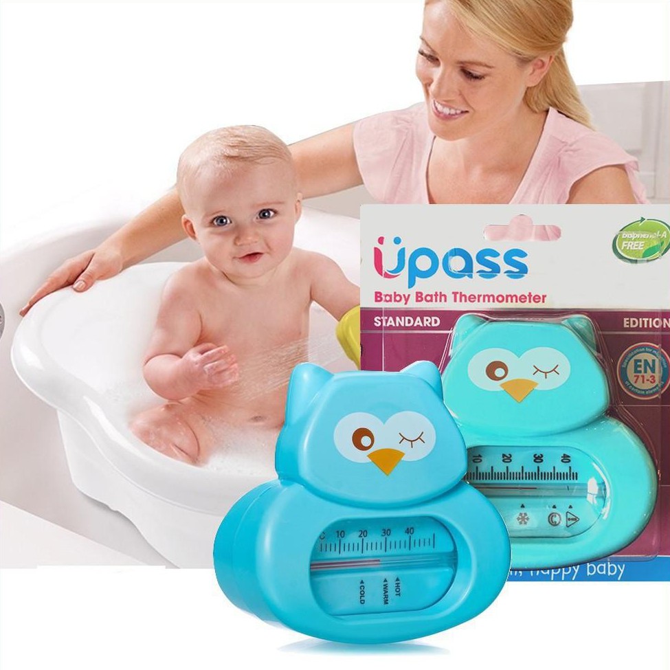 Nhiệt kế đo nhiệt độ nước tắm cho bé Upass hình chim cú mèo UP4009N