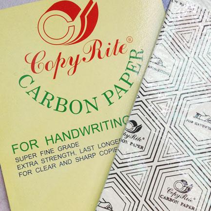 Xấp 100 tờ giấy than trắng carbon paper