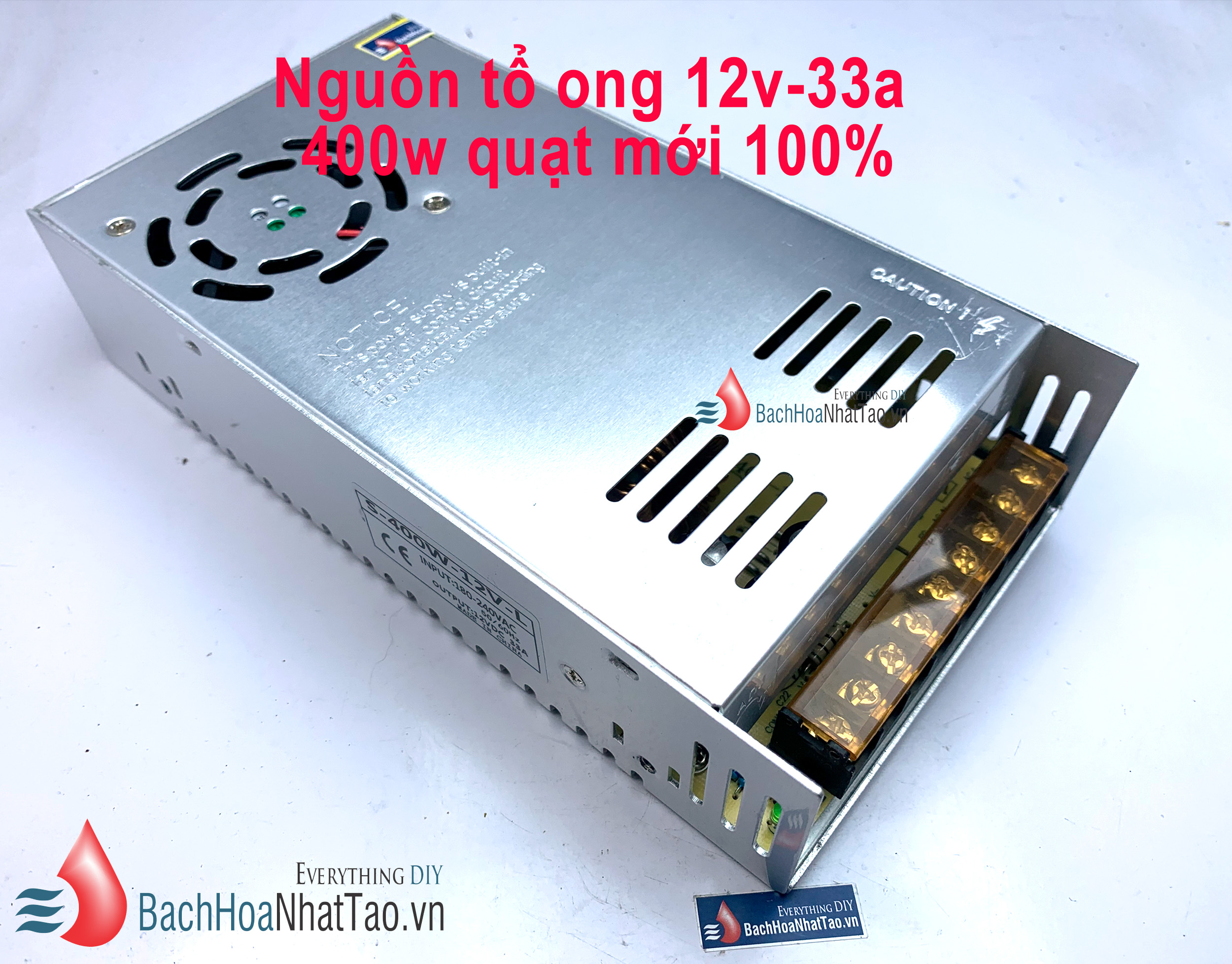 Nguồn tổ ong 12v 33a 400w mới 100%