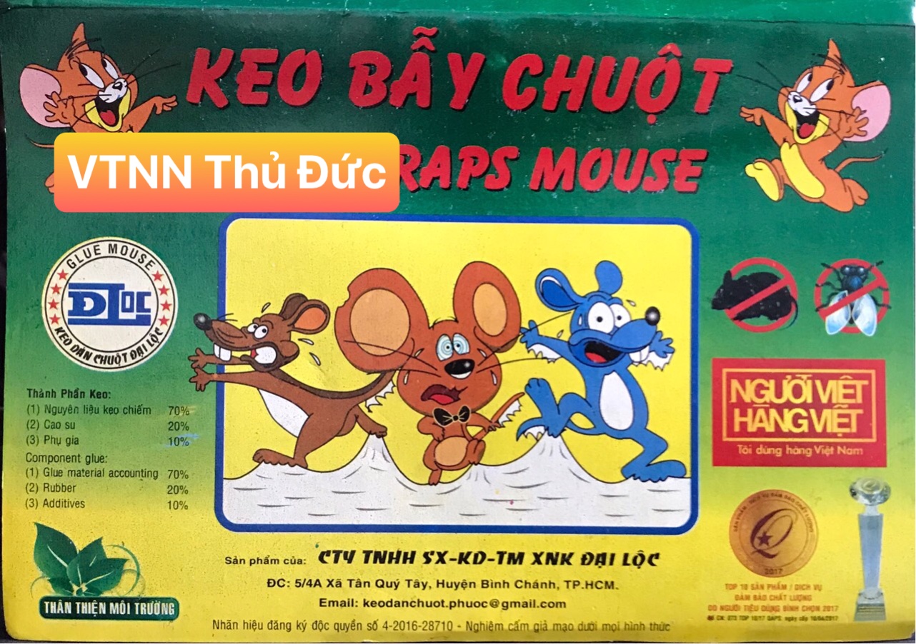 Keo dính chuột  Keo bẫy chuột Combo 2 miếng