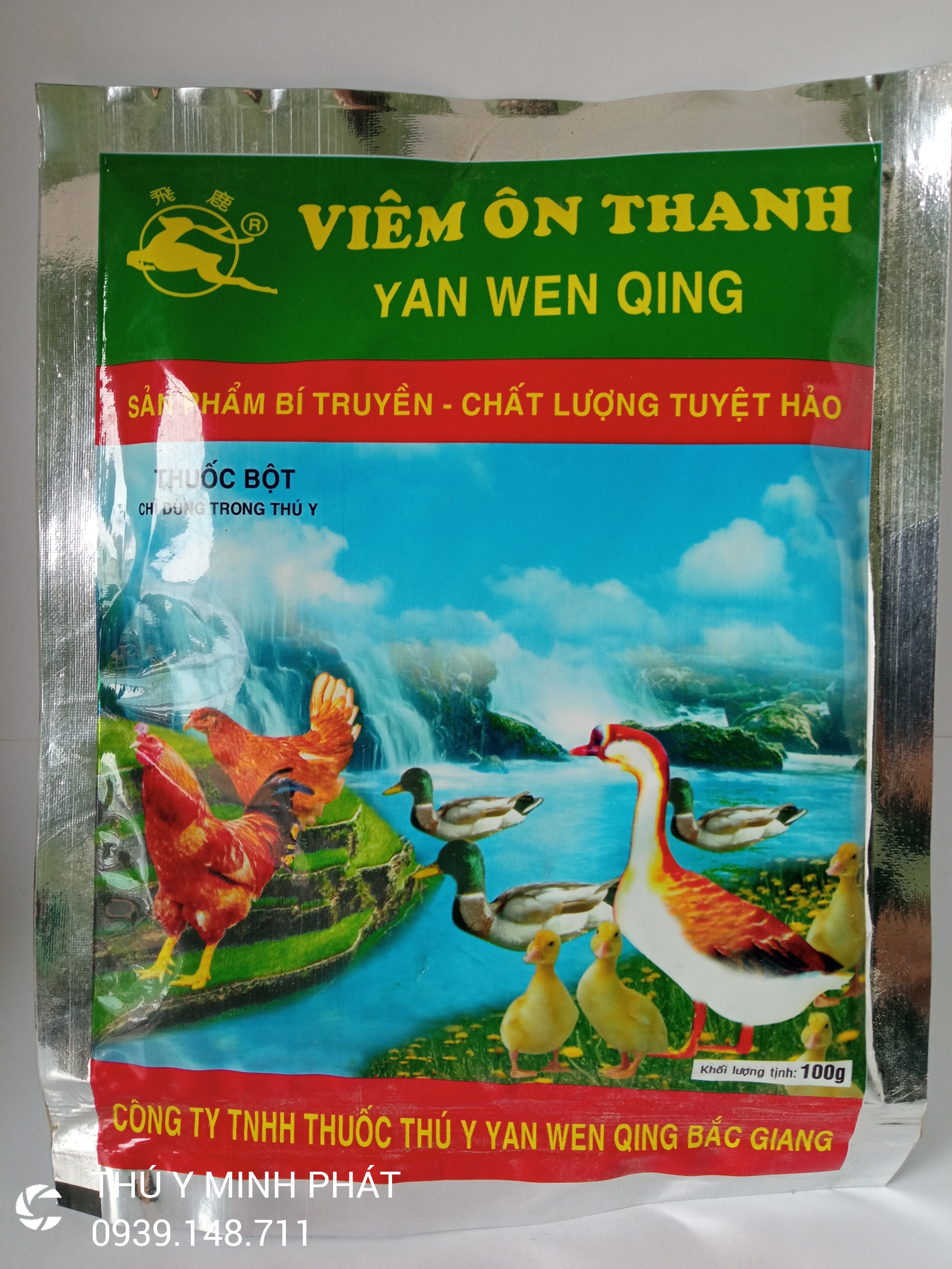 Viêm ôn thanh dạng bột gói 100g