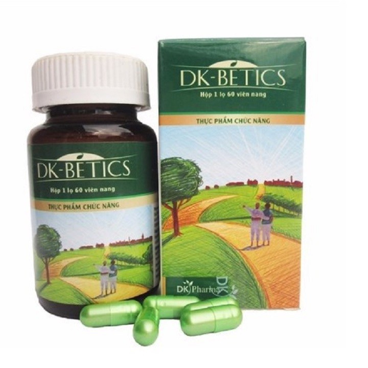 [HÀNG CHÍNH HÃNG] Viên Tiểu Đường Dây Thìa Canh DK BETICS - DK Pharma - Lọ 60 Viên - DK