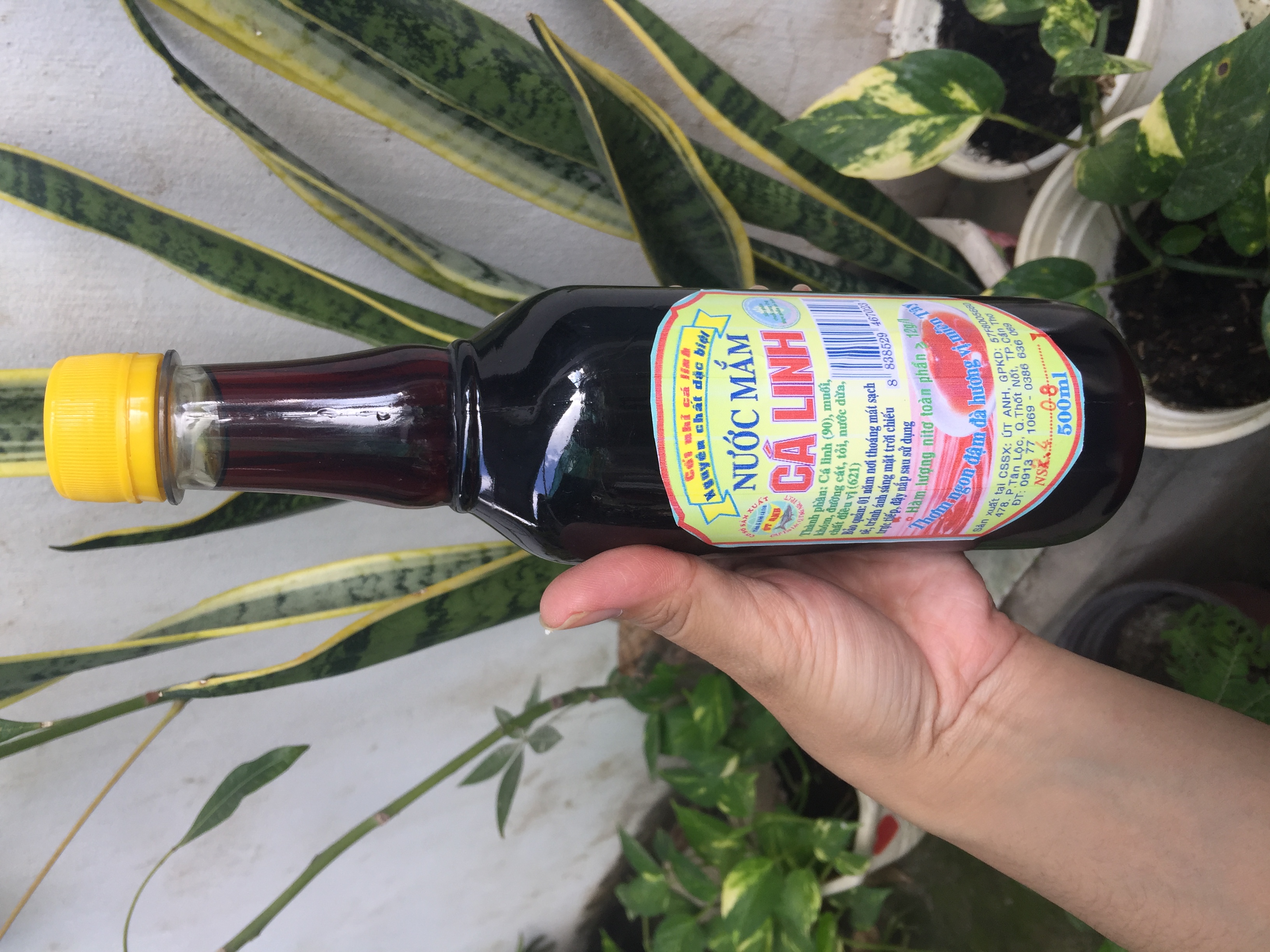 Nước mắm cốt nhỉ cá linh 500ml - Đặc sản cù lao Tân Lộc