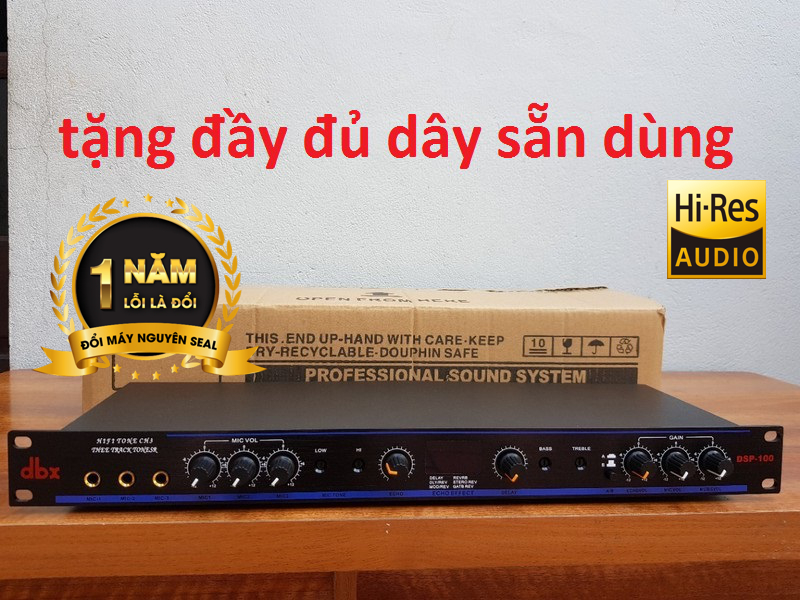 vang cơ chống hú dbx dsp 100 phiên bản 2020 (màu đen)
