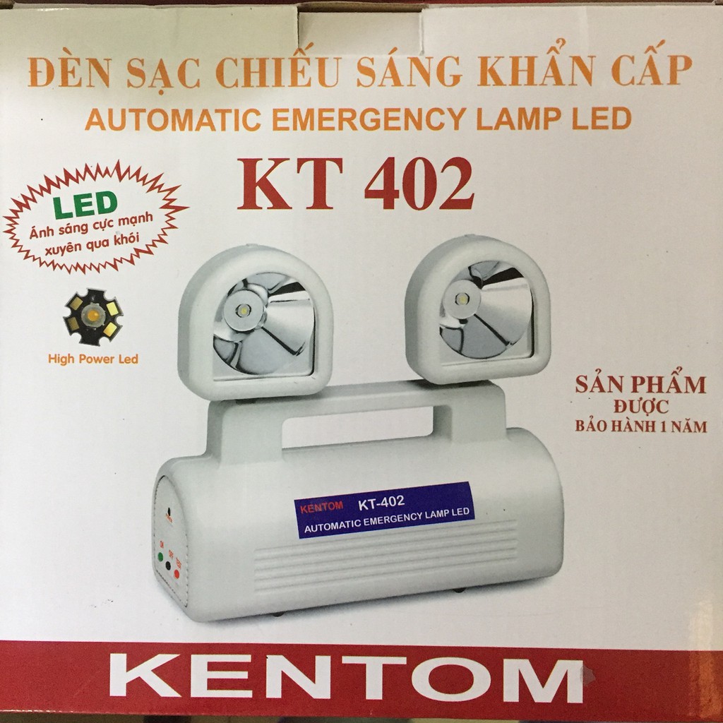 Đèn sạc khẩn cấp led KenTom 402