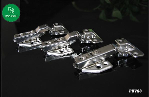 Bản lề Inox SUS304 tháo lắp nhanh, có giảm chấn Fuki 763