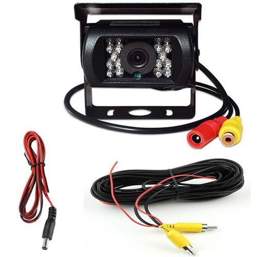Camera lùi hồng ngoại 18 mắt cho xe tải, xe khách dây AV 10m