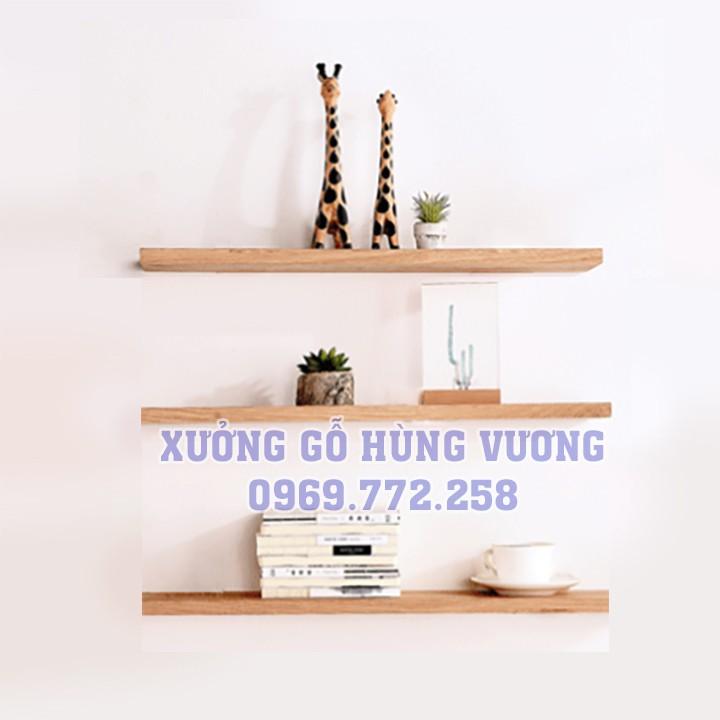 Kệ Gỗ Tự Nhiên (3 thanh 36,5x17,5cm)  - Kệ Trang Trí Treo Tường