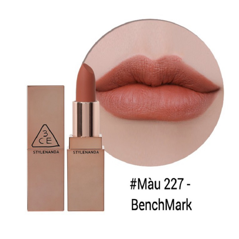 Son thỏi 3ce màu 227 benchmark