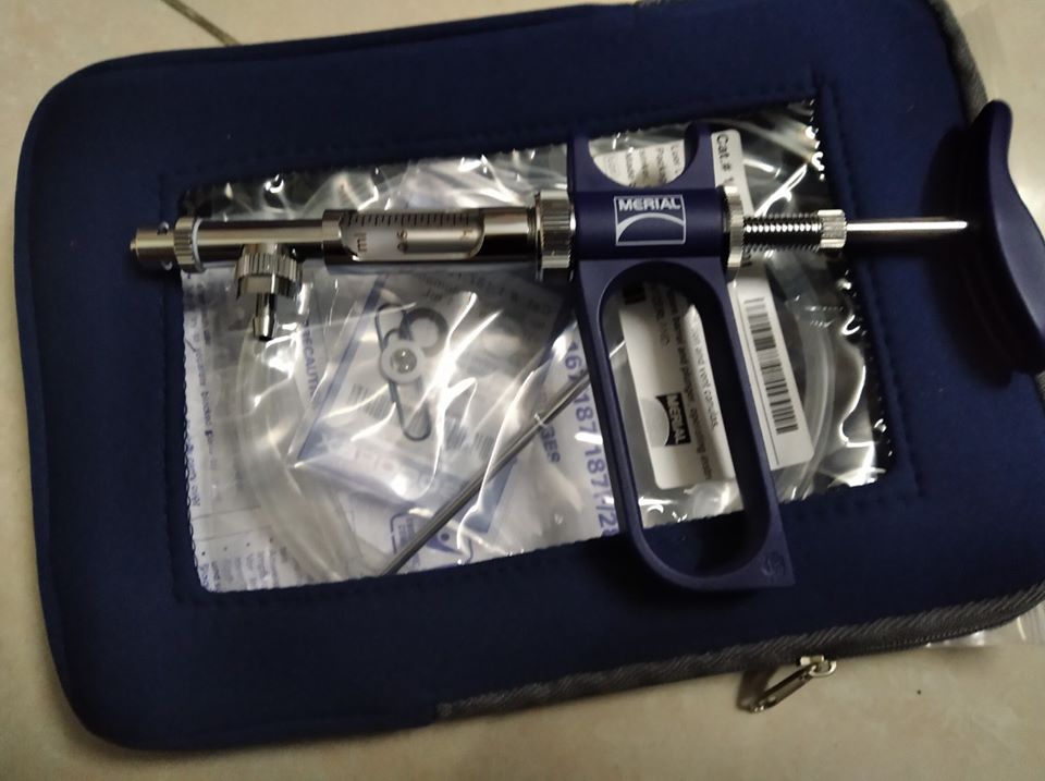 Xi lanh tự động soccorex 1cc gồm ống thuỷ dự phòng