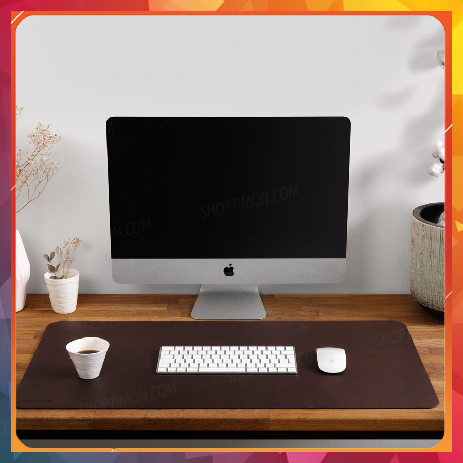 Thảm Da Trải Bàn Làm Việc Deskpad (40x80) - 2.0mm | Màu Nâu Đất