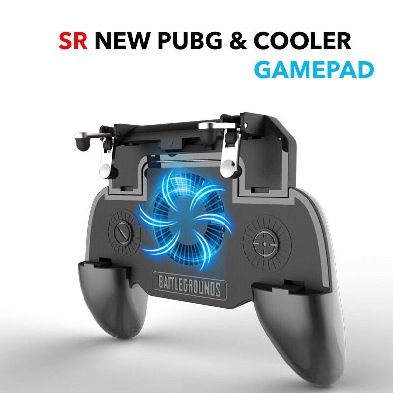 Tay cầm chơi game - quạt tản nhiệt kiêm sac dự phòng - pubg, ros, ff