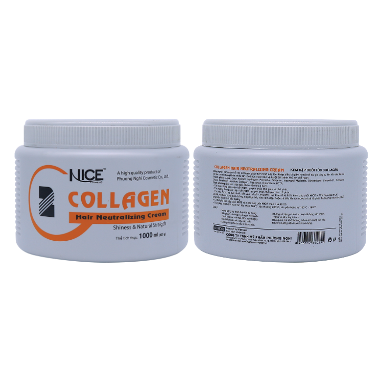 Collagen Hair Neutralizing Cream NICE 1000ml (925g) - Kem dập duỗi Collagen NICE 1000ml (925g) Số 2