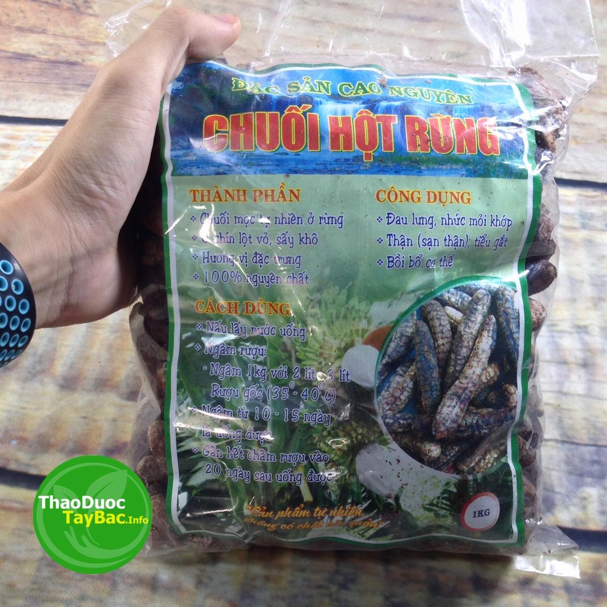 Chuối Hột Rừng Phơi Khô