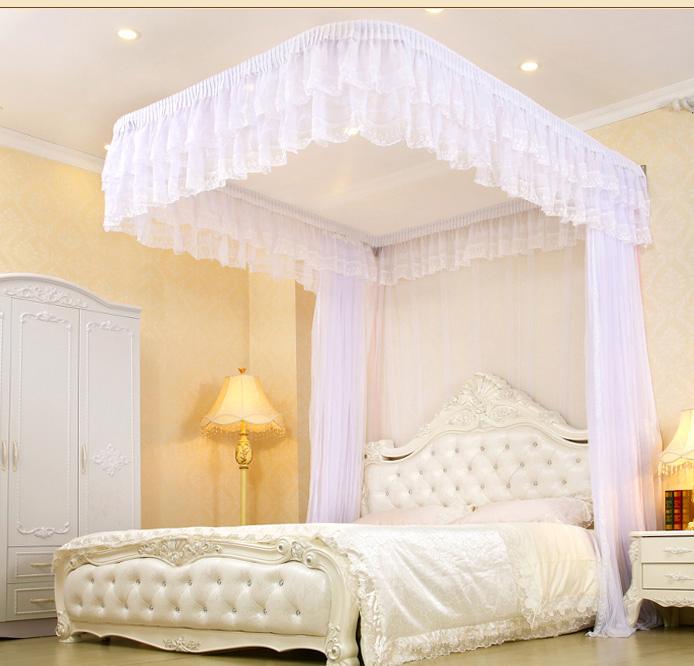 [HCM]Màn ( mùng ) khung cao cấp phải khoan tường có dây kéo ròng rọc kích thước 1.8*2m  chống muỗi  chống côn trùng Cao Cấp Easy Dream