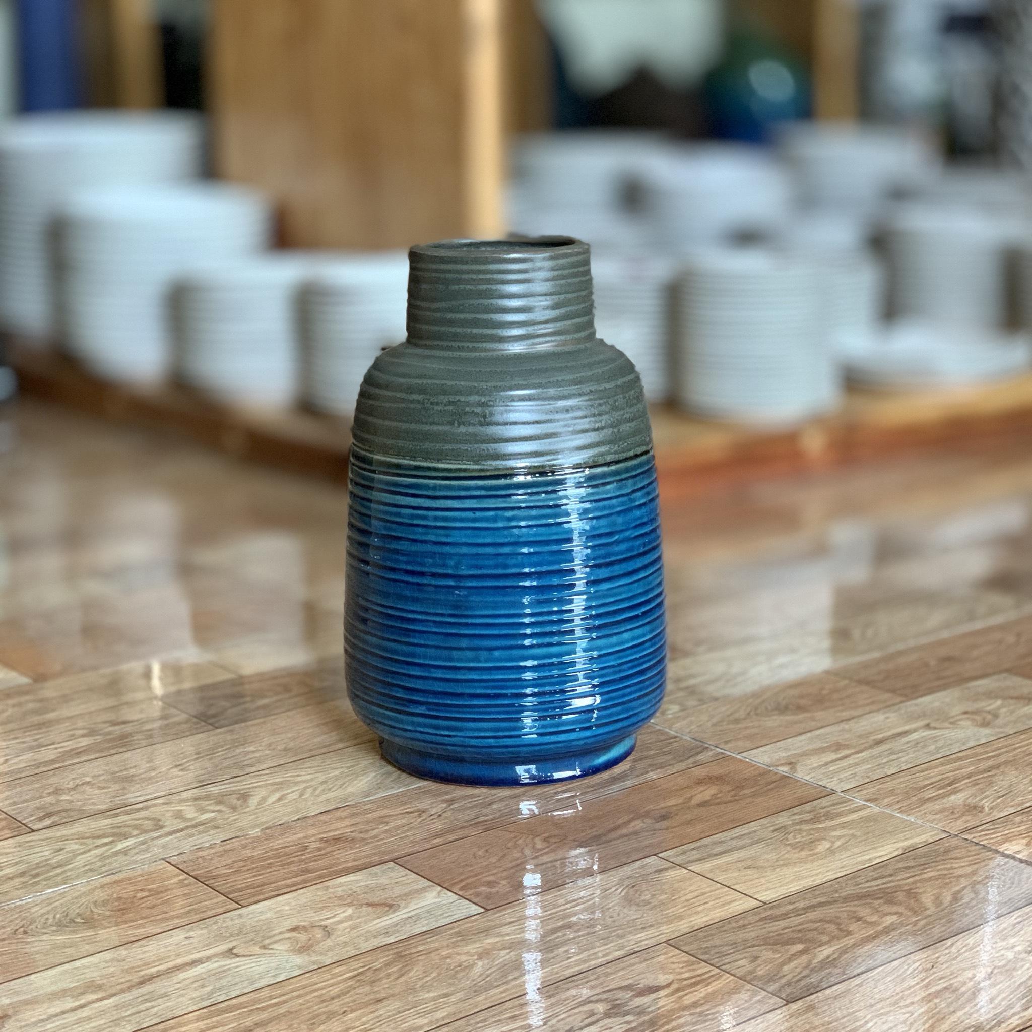 Bình hoa gốm sứ xuất dư mỹ thuật trang trí