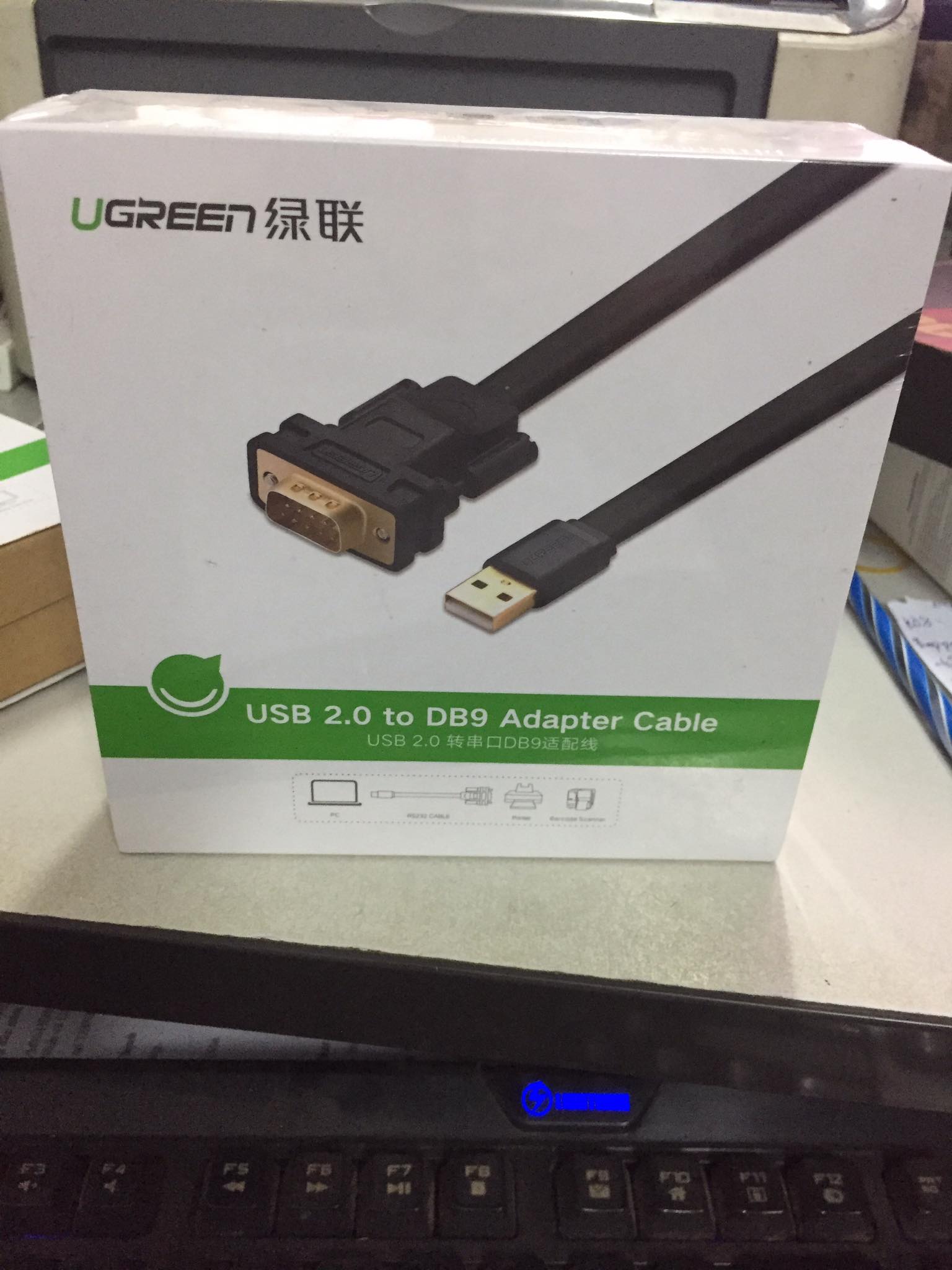 Cáp chuyển đổi usb to com 2m chính hãng ugreen 20218