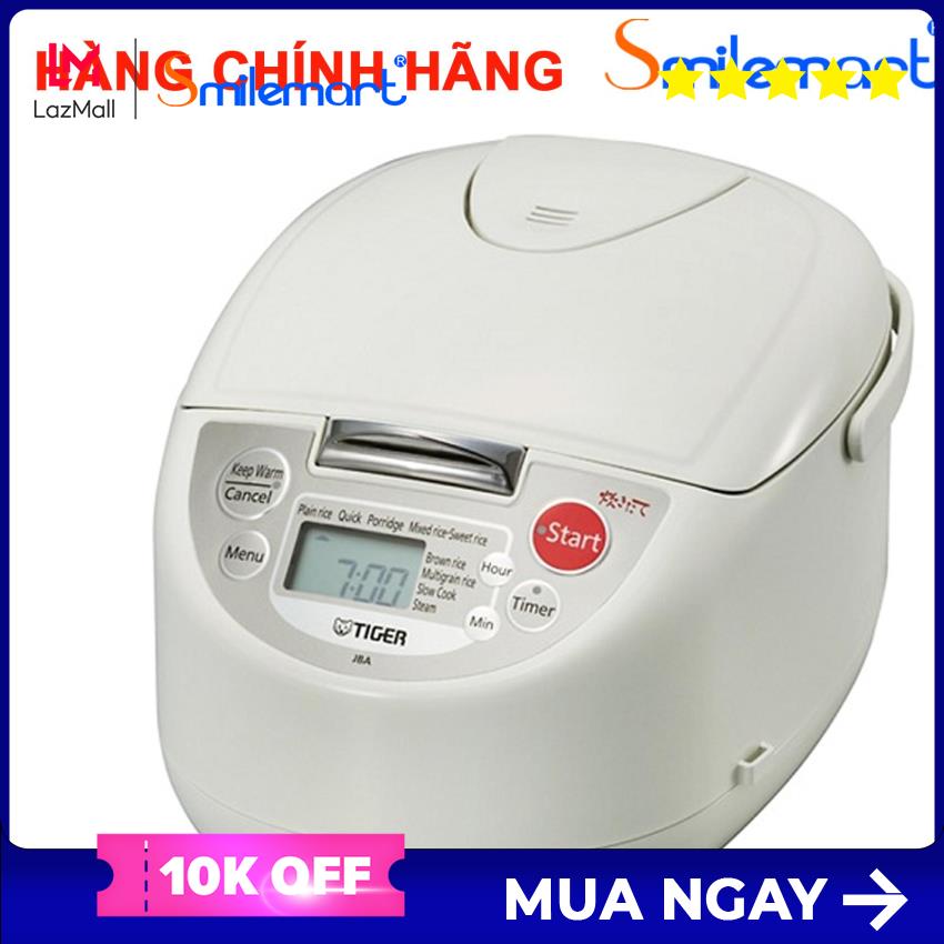 Nồi cơm điện tiger jba-a10w 1l hàng chính hãng