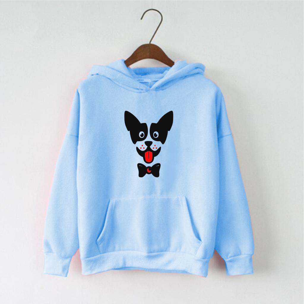 Áo Khoác Nữ Hoodies Chất Nỉ Cổ Trồng In Hình Gấu Đẹp KuTe Giữ Ấm Siêu Tốt - GiaNguyen.Store