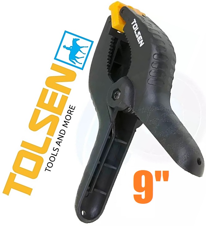 Kẹp gỗ nhựa nghề mộc 9inch 225mm tolsen 10200