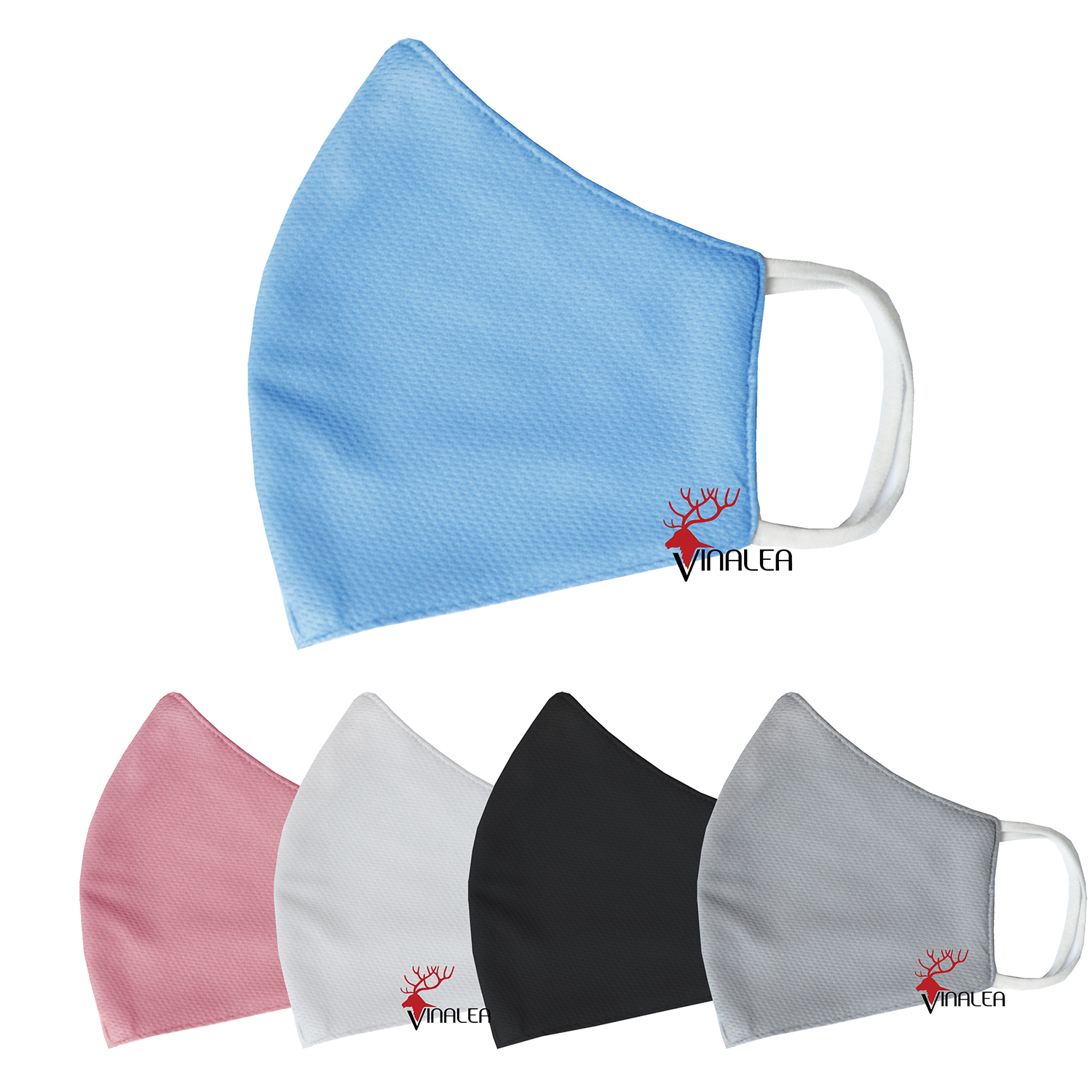 Combo 10 khẩu trang vải 3 lớp mỏng thoáng khí, hàng chuẩn công ty