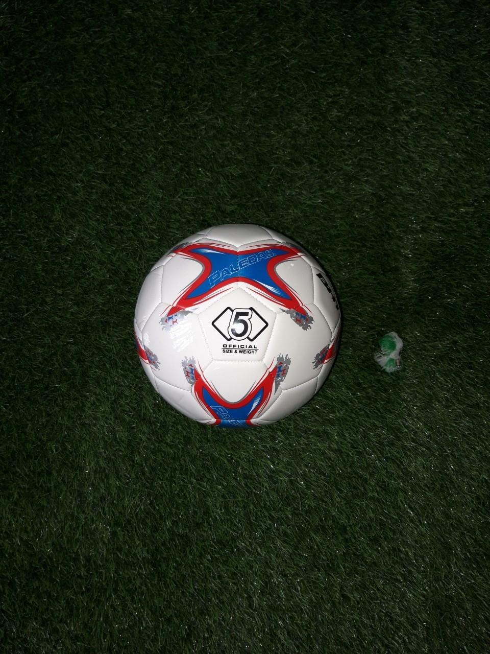 QUẢ BÓNG ĐÁ SỐ 5 MẪU AFF CUP(TẶNG TÚI LƯỚI+KIM BƠM+1 ĐÔI TẤT DÀI ĐÁ BÓNG)MẦU TRẮNG PHA XANH +ĐỎ