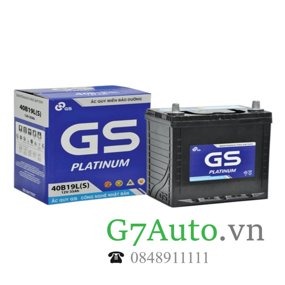 Ắc quy gs 40b19l mf 12v 35ah