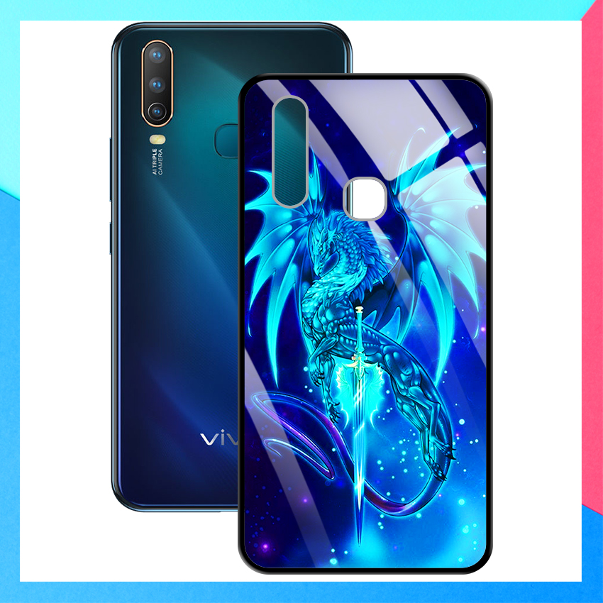 Ốp Lưng điện thoại Vivo U10 - mặt Kính Cường Lực - 03092 8224 RK01