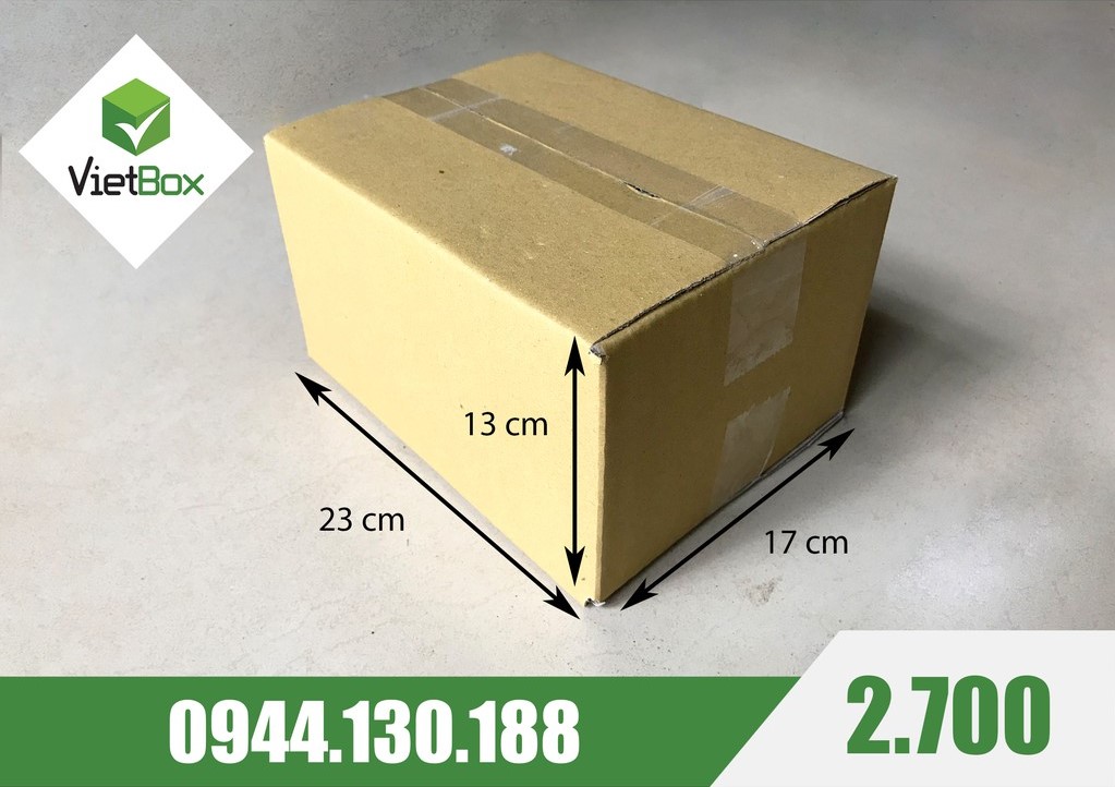 20 hộp carton 23x17x13