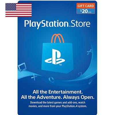 [HCM]Thẻ PlayStation PSN 20 USD Hệ US  - Mã Code Sẽ Được Gửi Ngay Trong Vòng 5 Phút