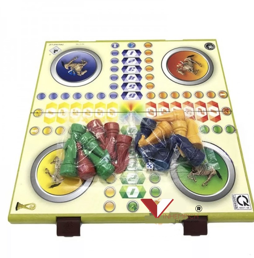 Bộ cờ Cá Ngựa cao cấp hộp nhựa loại lớn TrungLe NBL (43cm x 44cm)