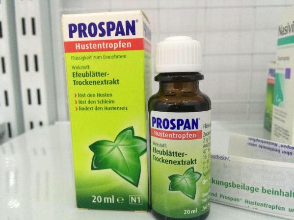 Tinh chất giảm ho long đờm Prospan Đức