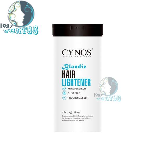 Bột tẩy tóc Cynos Canada 454g Tẩy tóc không sót Bột tẩy tóc công nghệ hạt xanh kết hợp khử vàng