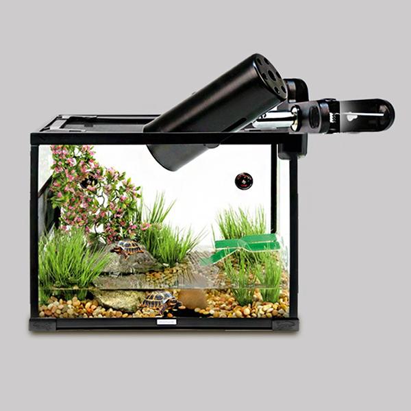 75w Set kẹp đèn xoay 360 và bóng đèn UVA UVB cho thú cưng, rùa cảnh- chăm sóc thú cưng, sưởi ấm