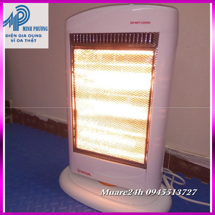 Quạt sưởi Nova, Đèn sưởi Nova 2 bóng, 3 bóng - Hàng chính hãng, độ bền cao, an toàn khi sử dụng