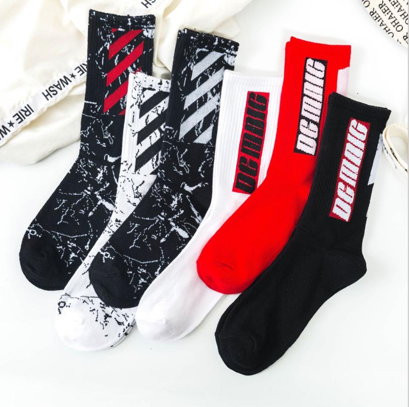 SET 6 đôi Tất Vớ phong cách OFF White Cao cổ như hình