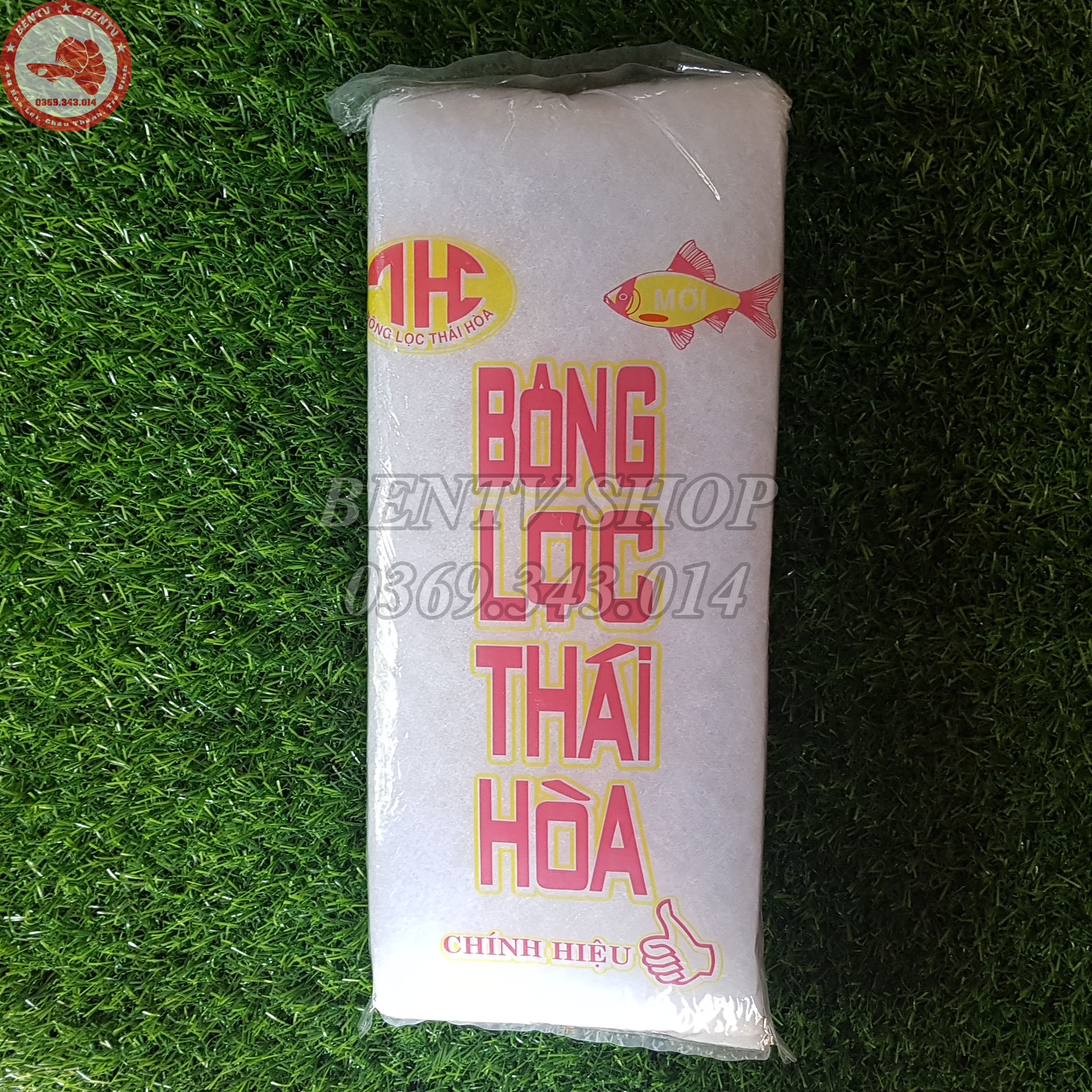 Bông lọc nước hồ cá cảnh - bông lọc bể cá