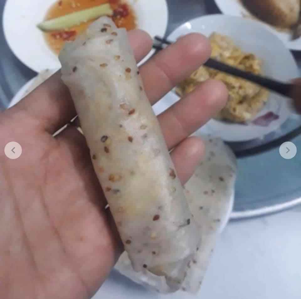 (2.0 kg) Bánh tráng mè trắng Phan Rang (nặng 2,0 kg và gồm 100 bánh)