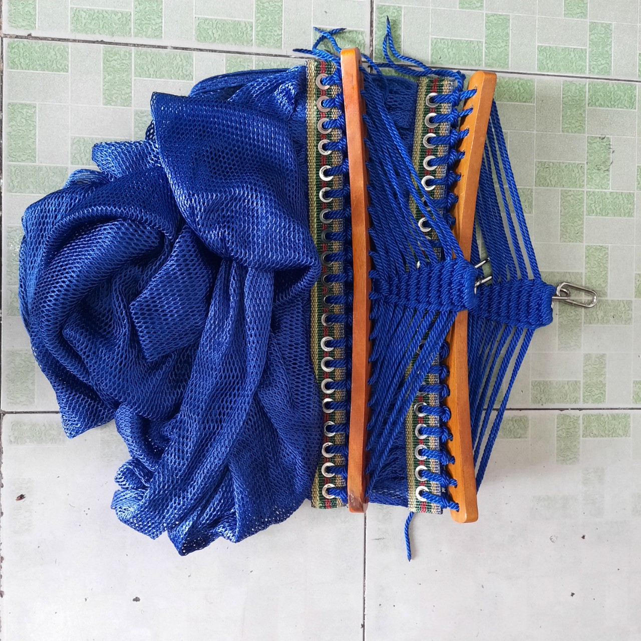 [HCM]Võng lưới cán gỗ loại lớn